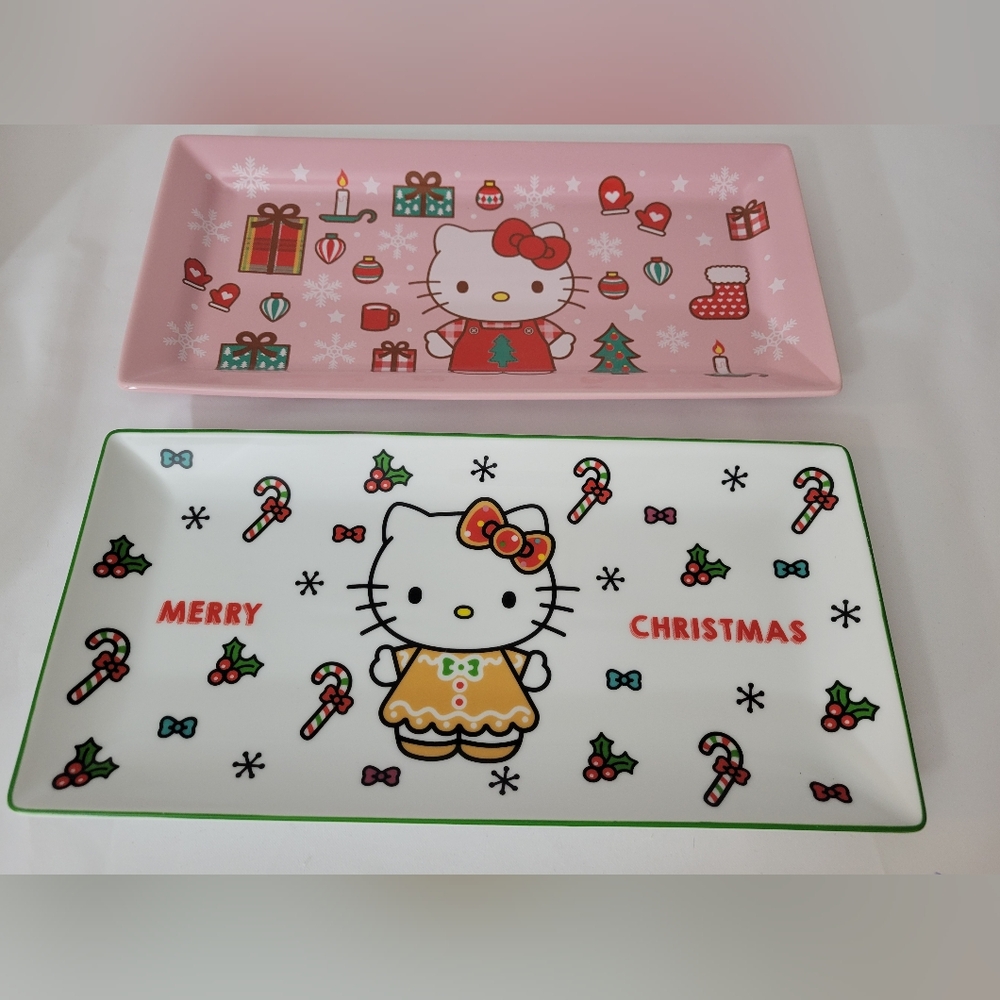 Hello Kitty Christmas Serving Platters